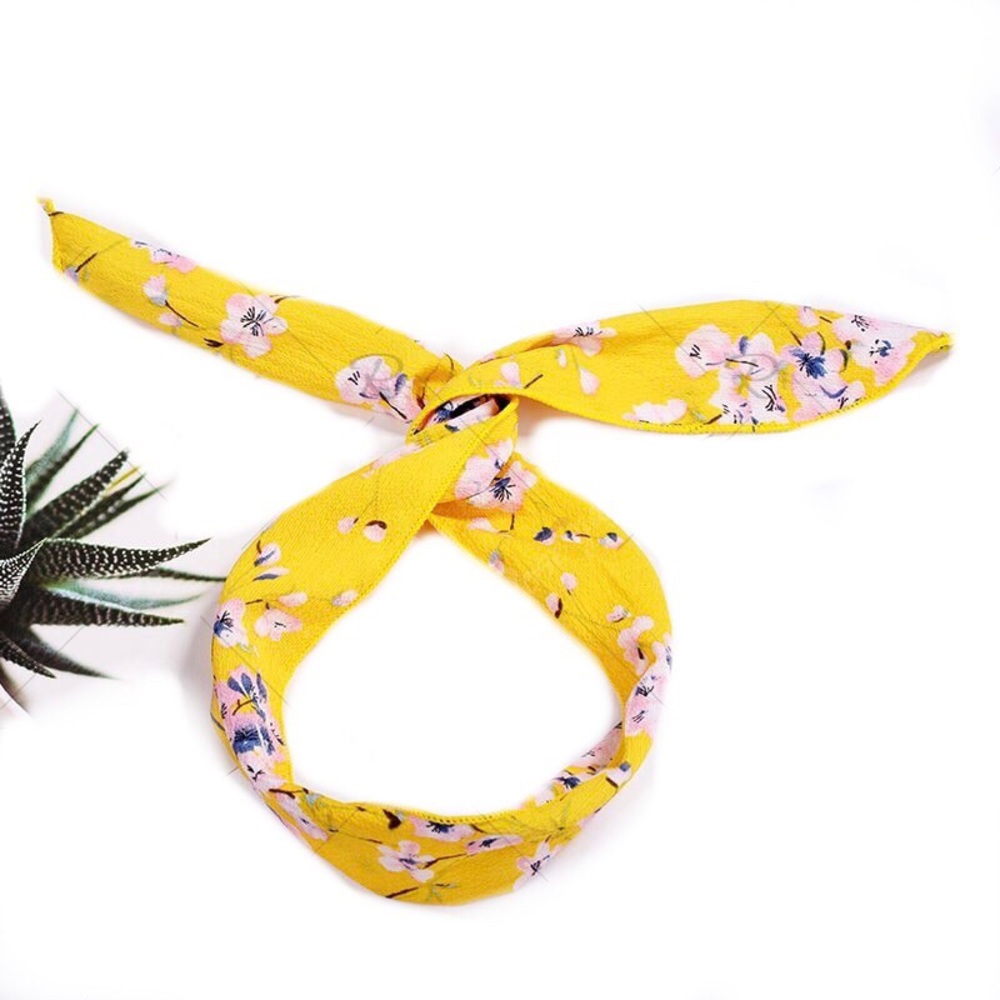 Floral Tie Knot Headband